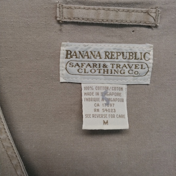VTG Banana Republic Safari & Travel Outdoor Vest - Picture 4 of 8